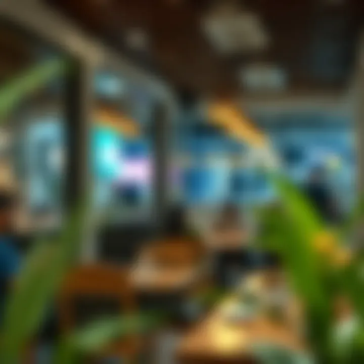 Community Life in Al Twar Center Café scene showcasing community life in Al Twar Center