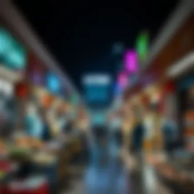 Local Market in Al Twar Center Vibrant local market in Al Twar Center