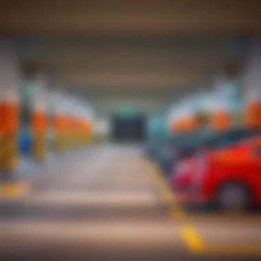 Accessibility features provided in Burj Park parking areas