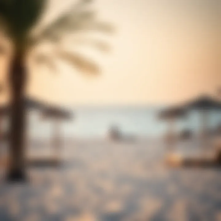 A serene beach scene perfect for relaxation during long weekends