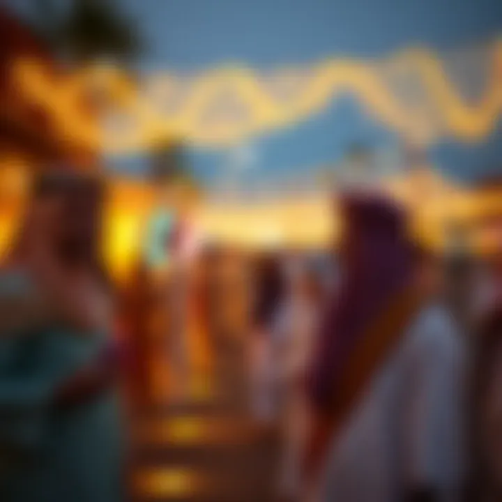 A vibrant local festival showcasing Emirati culture