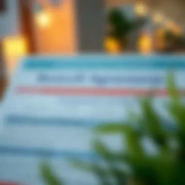 Components of Rental Agreements Infographic of rental agreement components