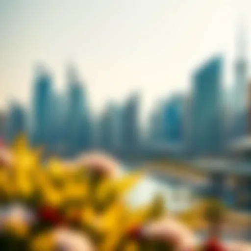 UAE skyline showcasing the architectural marvels