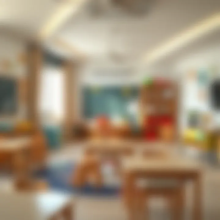 Classroom Setup for Early Learning in JVT A nurturing classroom setup designed for early childhood education