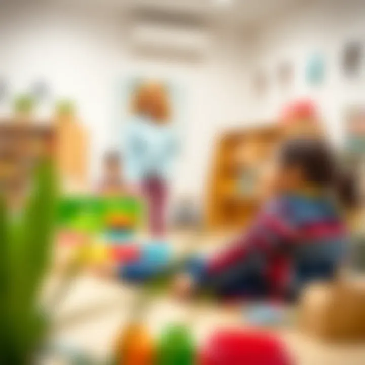 Learning Activities in Jumeirah Village Triangle Nurseries Children engaged in various learning activities in a nursery