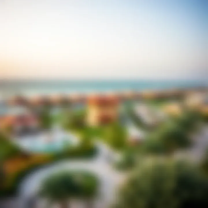 Panoramic view of community amenities and facilities at Ocean Residencia