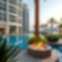 Luxurious pool area at Oceana Residences