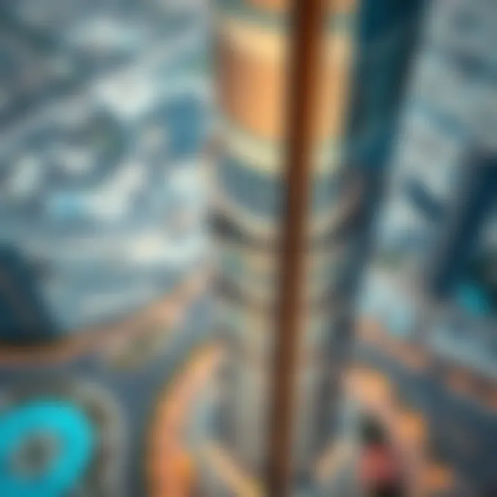 Aerial view showcasing the stunning architecture of Orient Tower