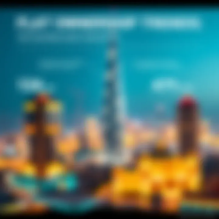 Infographic detailing flat ownership statistics in Burj Khalifa