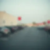 A well-organized parking lot in Dubai showcasing clear signage and available spaces