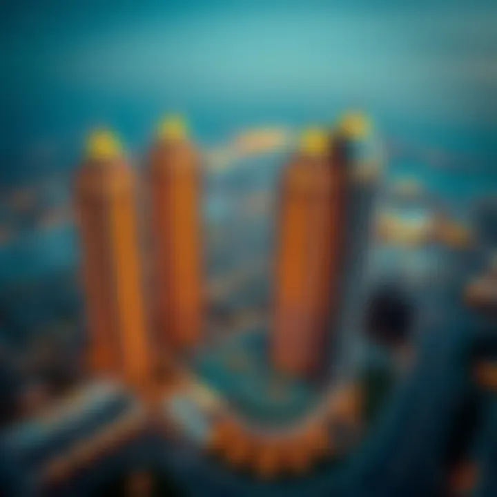 Aerial view of Platinum Tower Cluster I