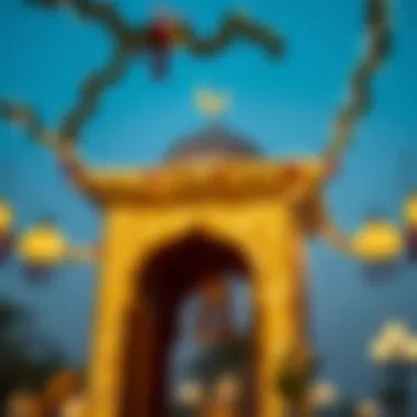 Emirati Decorations for Public Holidays Traditional Emirati decorations for public festivities