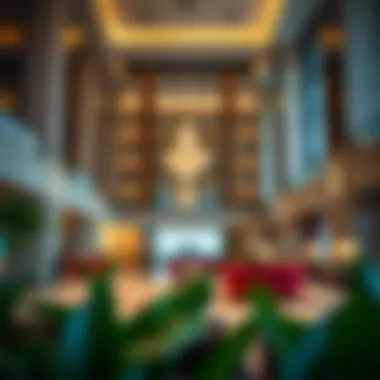 Elegant lobby of Pullman Hotel Sharjah Al Taawun