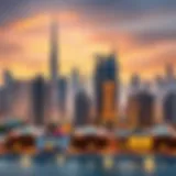 Stunning skyline of Dubai showcasing luxury apartments