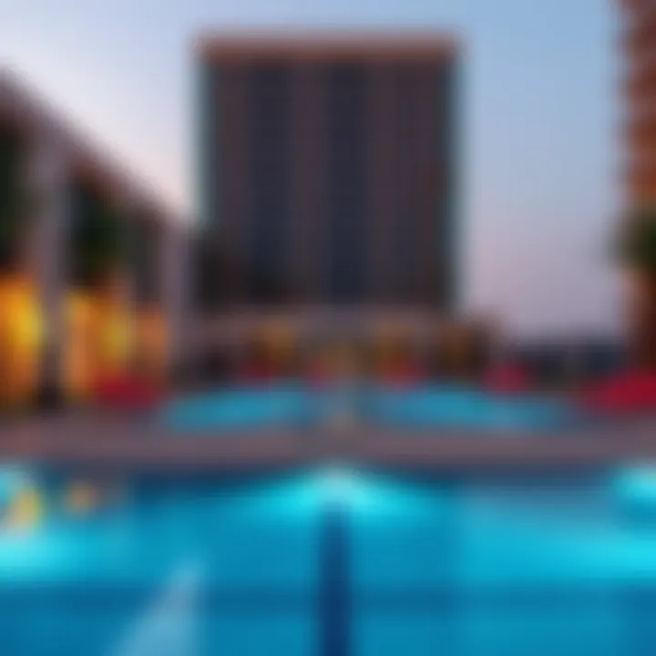 Recreational facilities at Radisson Dubai Damac Hills