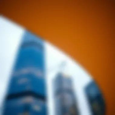 Architectural Details of RBC Tower 2 Close-up of RBC Tower 2's architectural details