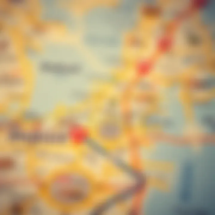 Navigating Dubai: Key Neighborhoods for Real Estate Map highlighting various neighborhoods in Dubai for property investment