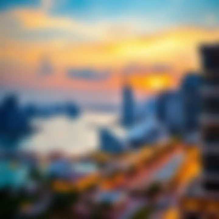 Sunset Views at Dubai Marina: A Perfect End to the Day Breathtaking sunset over Dubai Marina