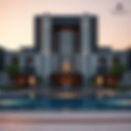 Stunning view of Rosewood Dubai's architectural design