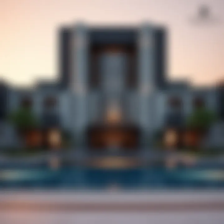 Stunning view of Rosewood Dubai's architectural design