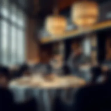 Elegant Ambiance at Rosewood Restaurants Elegant ambiance capturing the essence of Rosewood