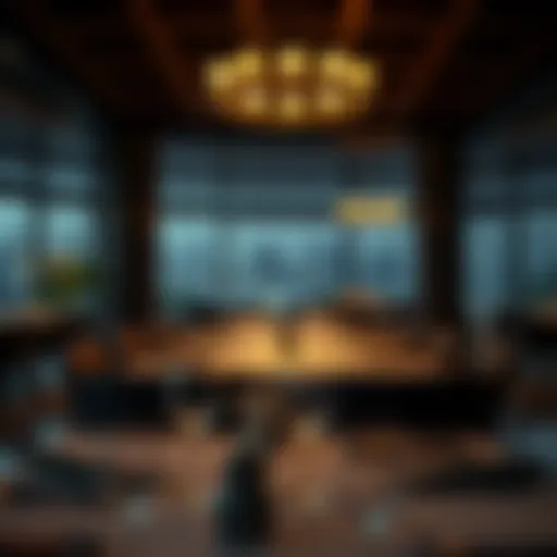 Luxurious dining setting at a Rosewood restaurant
