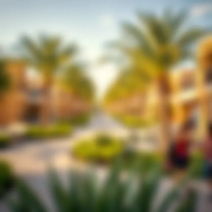 Vibrant community lifestyle and outdoor spaces in Royal Park Dubai