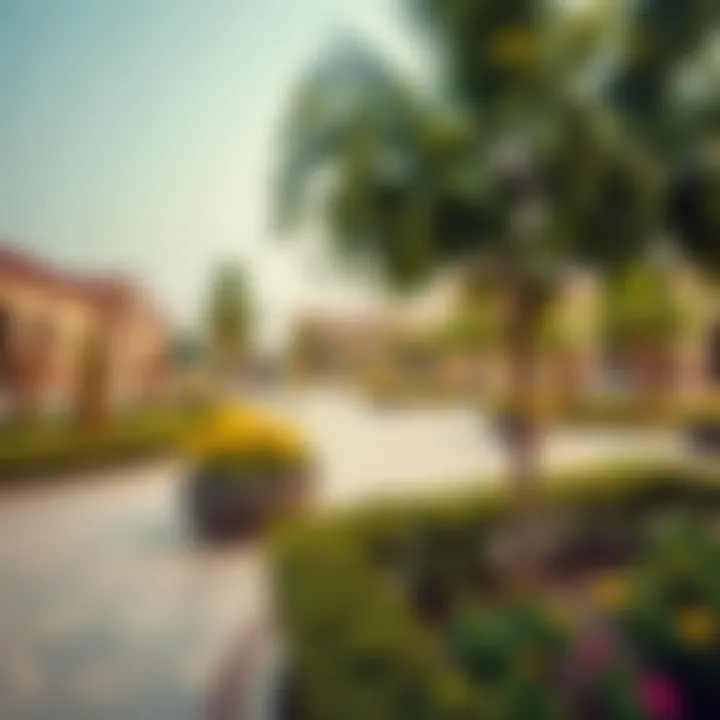 Vibrant community spaces and parks in Satwa Al Maya