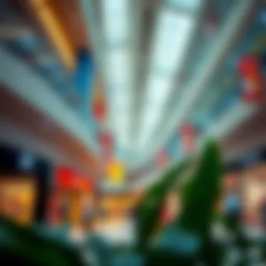 Discover Luxurious Bargains in Contemporary Malls Modern shopping mall with a diverse range of retail stores