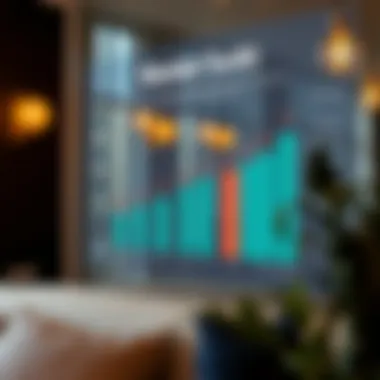 Market trends chart depicting rental prices in Deira
