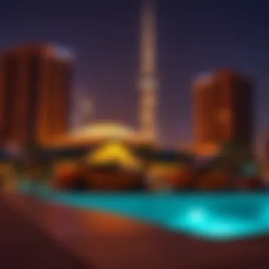 Urban Living in Dubai A picturesque view of a popular landmark in Dubai, emphasizing urban living.