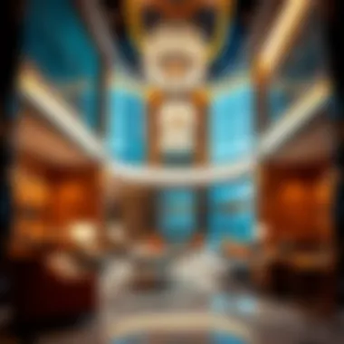 Elegant Lobby Design at Swissotel Downtown Dubai Luxurious lobby of Swissotel Downtown Dubai showcasing elegant design