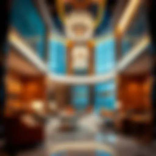 Elegant Lobby Design at Swissotel Downtown Dubai Luxurious lobby of Swissotel Downtown Dubai showcasing elegant design