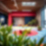 A vibrant play area in Dubai showcasing modern design