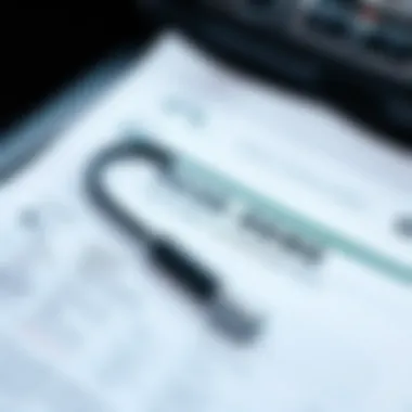 Essential Rental Documentation Close-up of rental car documentation and requirements.