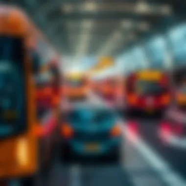 Rental Rates vs Public Transport Comparison chart of rental rates versus public transport fares in Dubai.