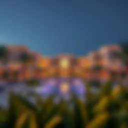 Stunning architectural view of Eight Palm