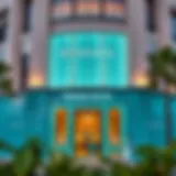 Luxurious Tiffany & Co. store exterior in Dubai