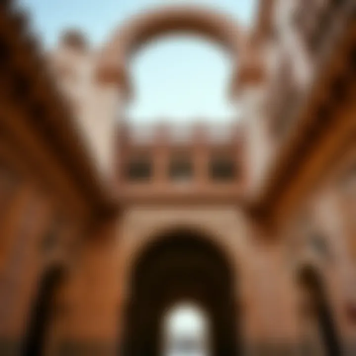Intricate architectural details of the oldest building, highlighting traditional craftsmanship and design elements.