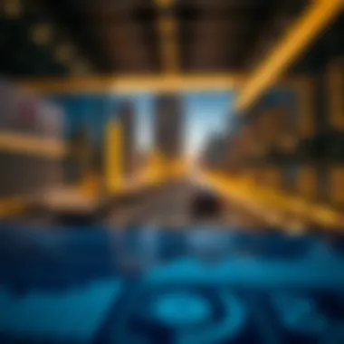 Real Estate Investment Opportunities in Al-Jadaf Real estate investment opportunities depicted through graphs and charts.