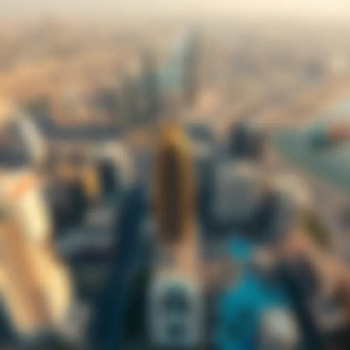 A stunning aerial view of Dubai's skyline showcasing luxury properties.