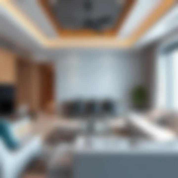 A beautifully staged interior of a modern apartment in Dubai.