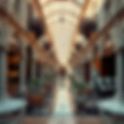 Architectural detail of Tips 'n Toes Springs Souk