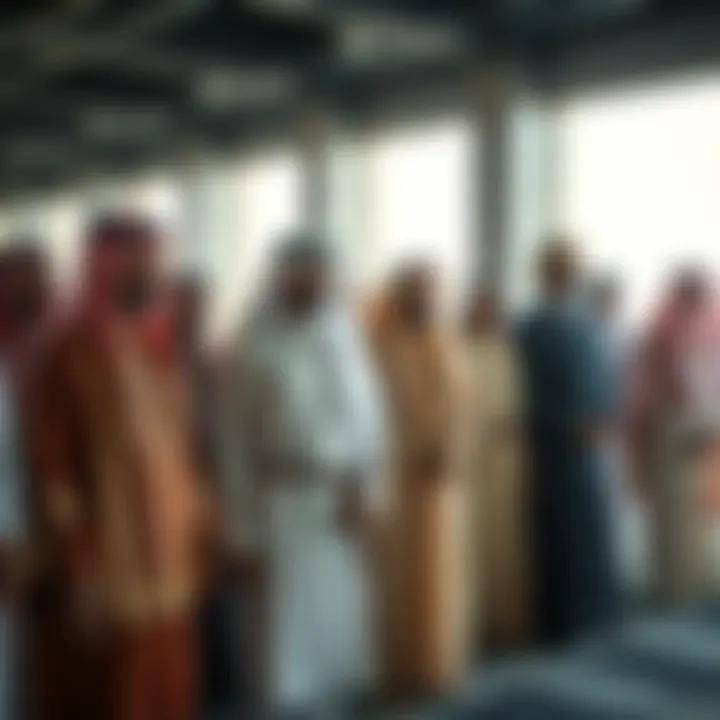 A display of various regional traditional outfits from different Emirates, highlighting diversity.