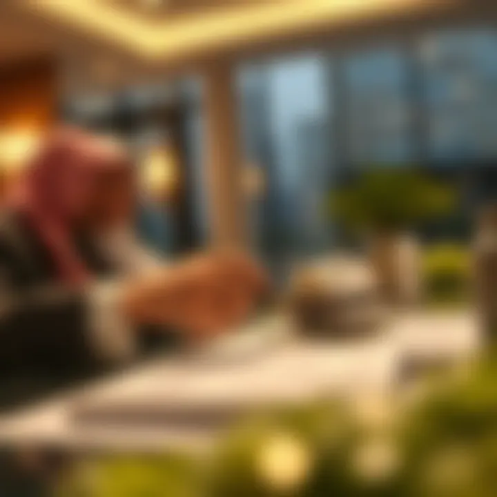 Illustration of a successful property transaction