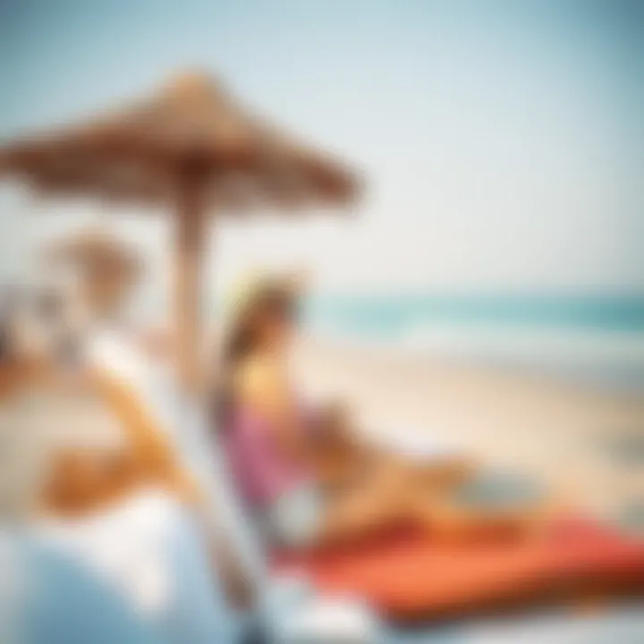 Beach Bliss: Embracing Leisure During UAE Holidays Relaxing beach scene during public holidays in the UAE