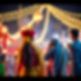 Festive celebration during UAE public holiday