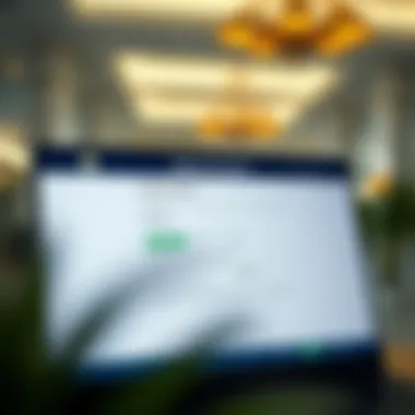 An overview of a government website interface for visa status checks