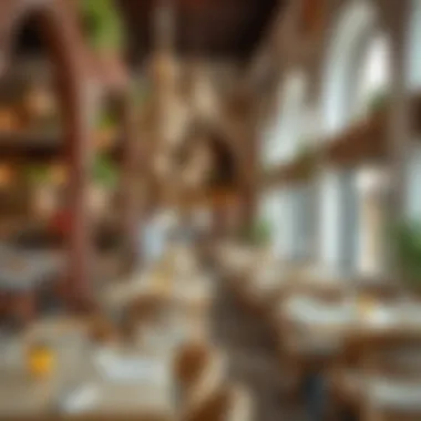 Charming Local Eateries in Umm Suqeim A vibrant local eatery filled with traditional decor