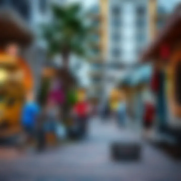 A vibrant community scene in Sports City